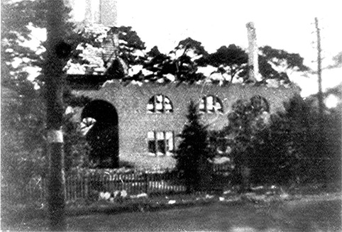 Karlshagener Kirche nach dem Bombenangriff 1943